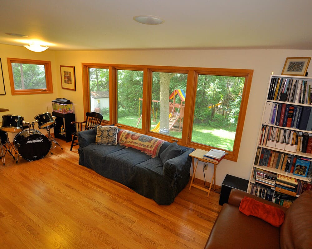 Historic preservation and home addition that functions as a family room to a historic home in Madison, WI.