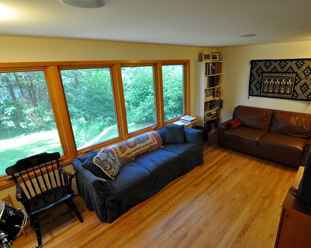 Historic preservation and home addition that functions as a family room to a historic home in Madison, WI.