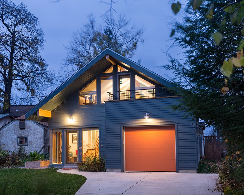 Custom designed and custom built new construction garage and workshop by TDS Design Build in Madison, WI.