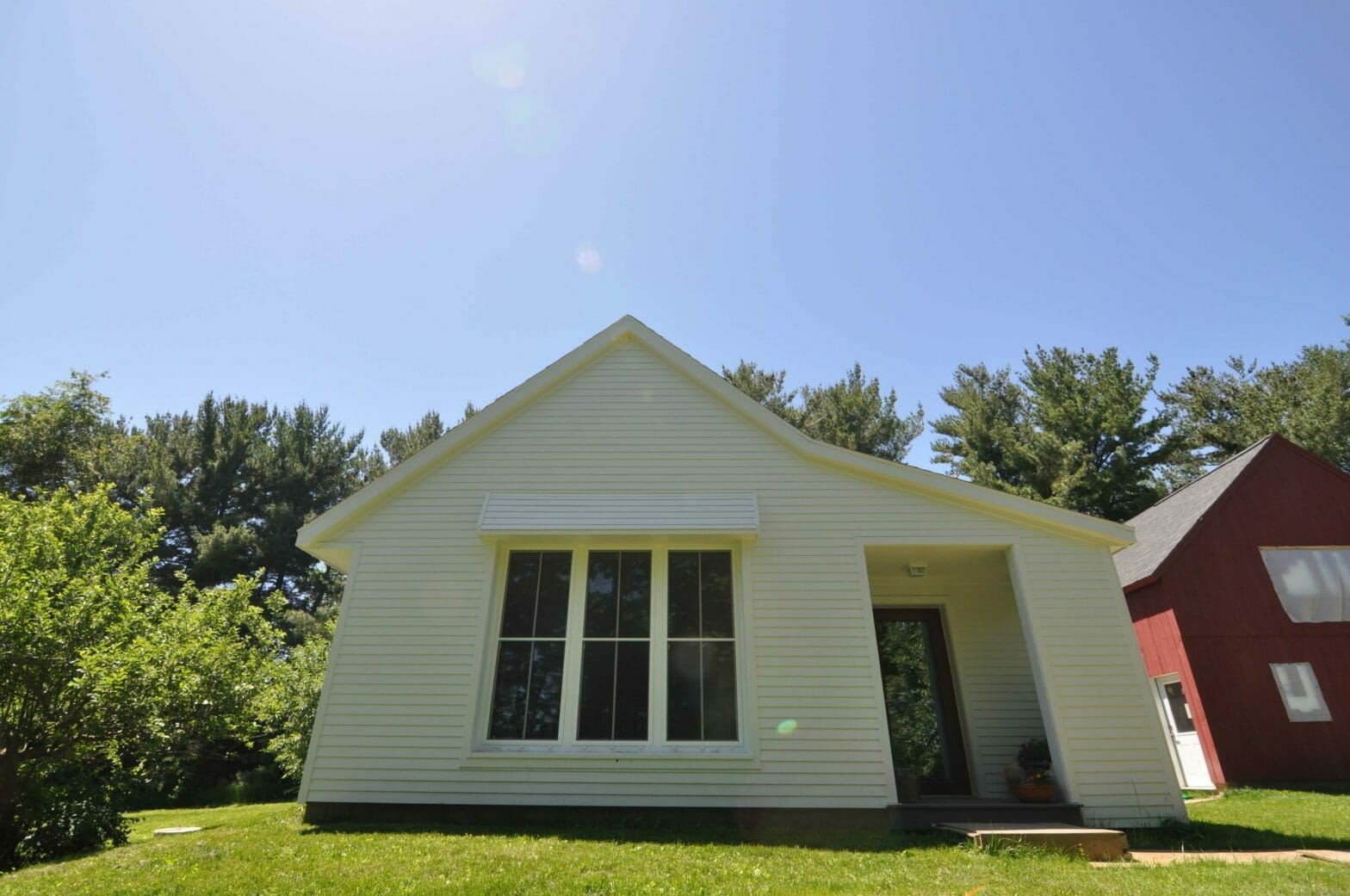 Passive House build in Wisconsin with super-insulation, air-tightness, and solar panels to achieve net-zero energy, constructed by TDS Design Build.