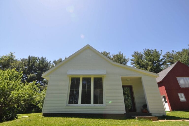 Passive House build in Wisconsin with super-insulation, air-tightness, and solar panels to achieve net-zero energy, constructed by TDS Design Build.