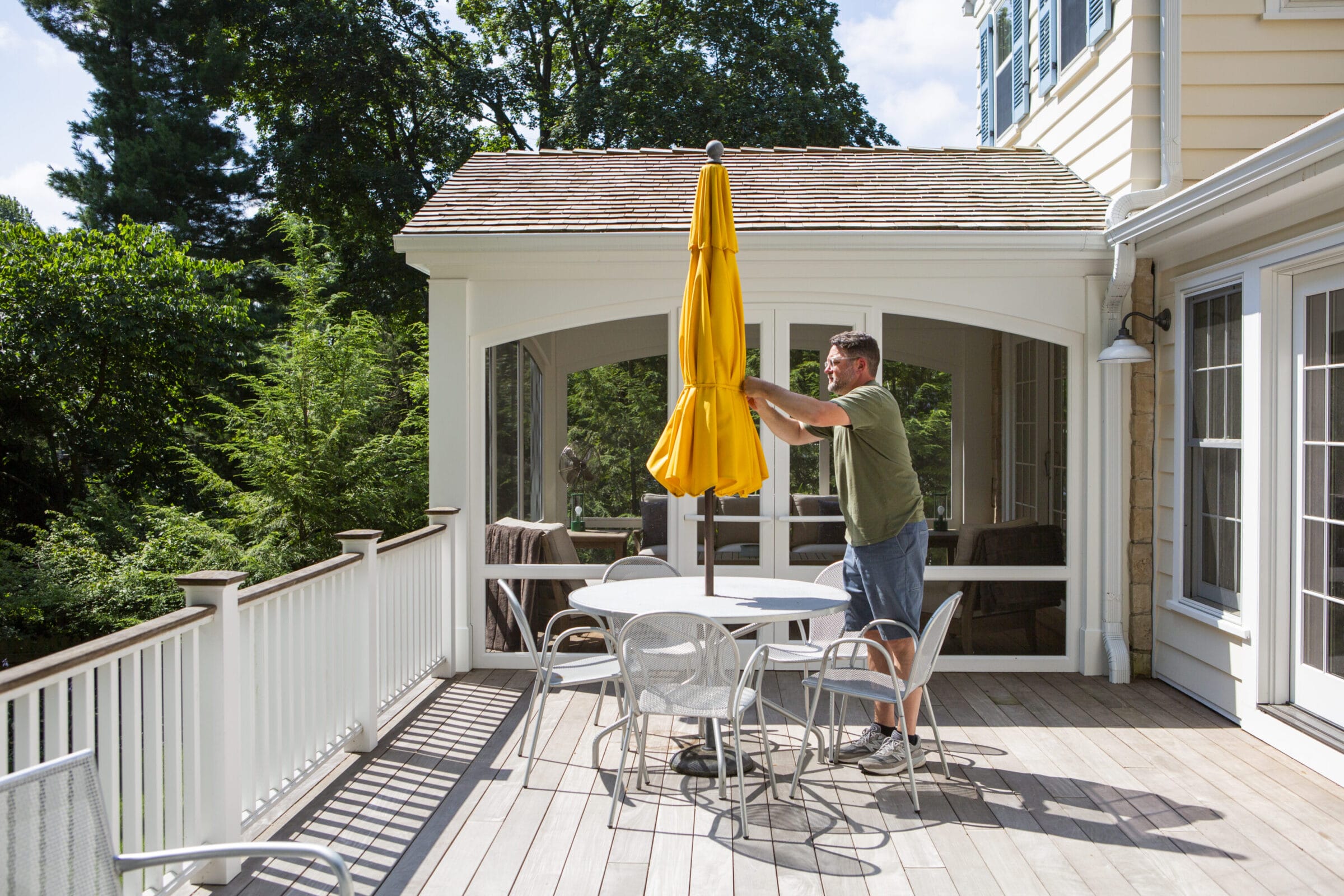 Ben Blodgett at home in Nakoma